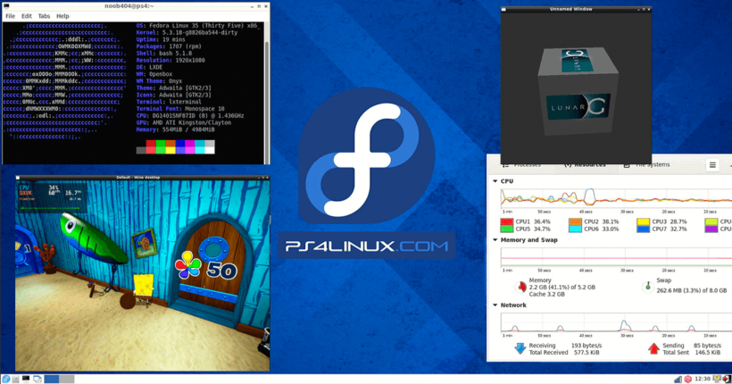 Fedora 35 for PS4 with Mesa 21.3.8: Distro Release | PS4Linux