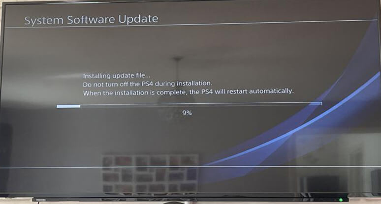 PS4 No BD Updater updating PS4 with damaged Blu-ray drive to 9.00
