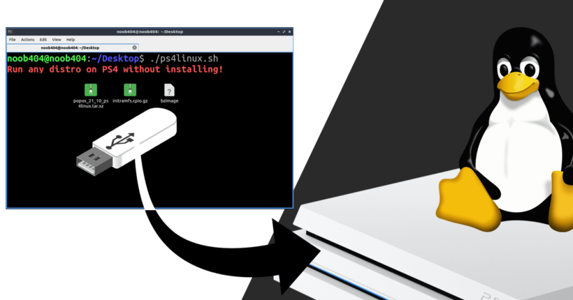 Run any PS4 Linux Distro without installing on PS4: Easier Installation | PS4Linux