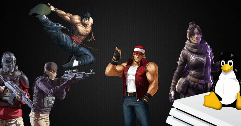 Online gaming on PS4 Linux: Apex Legends, Street Fighter, Left 4