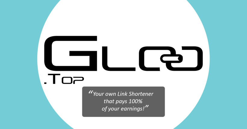Make money with Gloo.top URL Shortener & Paste network that lets you add your own Ad codes paying 100% of the Ad income. No commissions involved!