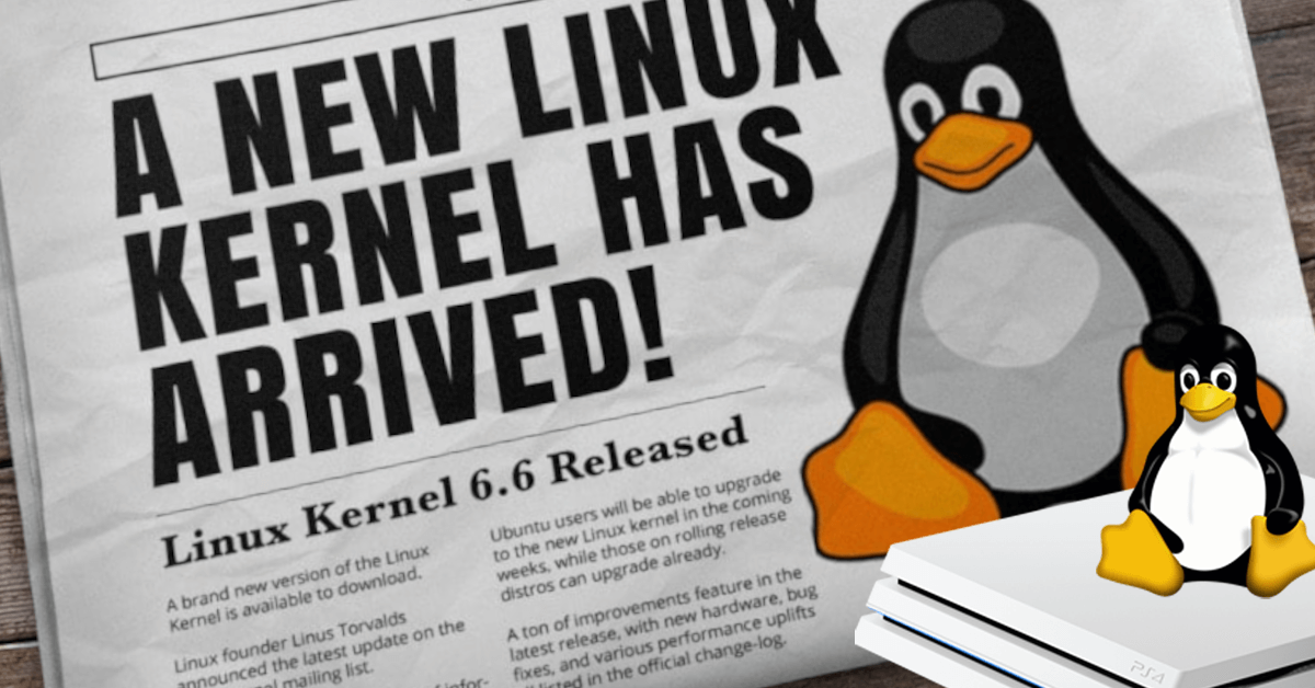 Dev, crashniels has released Kernel 6.6 for PS4 Linux with AMDGPU support, updating the current supported version from codedwrench's 5.15.