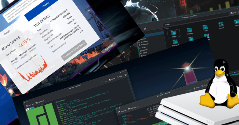 elokuba is here with 4 latest gaming distros for PS4 - EndeavourOS, CachyOS, Garuda Linux and Manjaro from scratch with gaming essentials.
